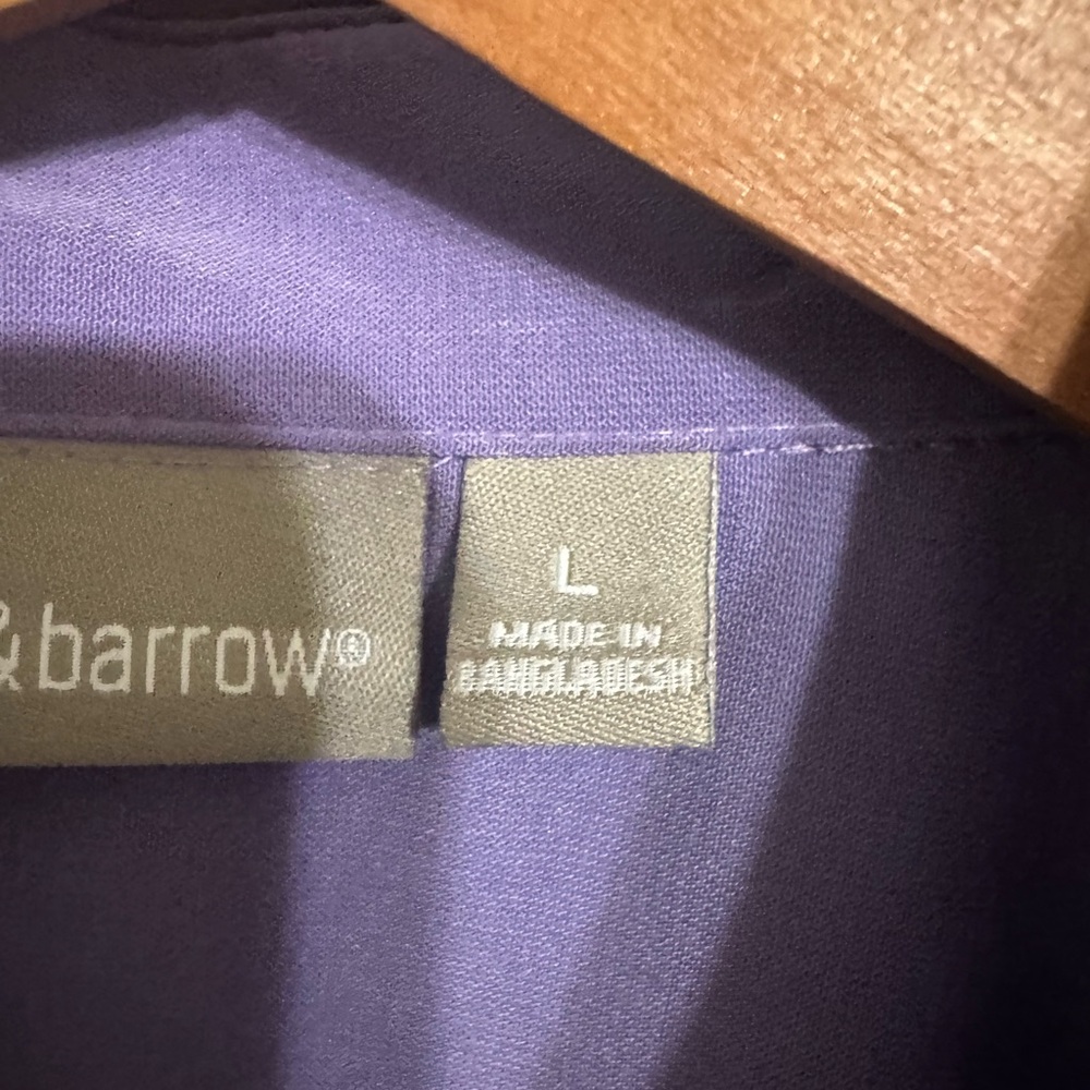 Purple Button-Up Blouse - Picture 4 of 11